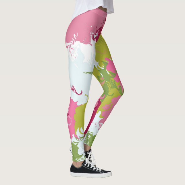 Clouds In My Coffee Leggings (Right)