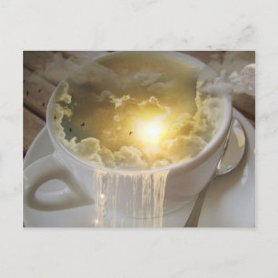 Clouds in my Coffee Postcard