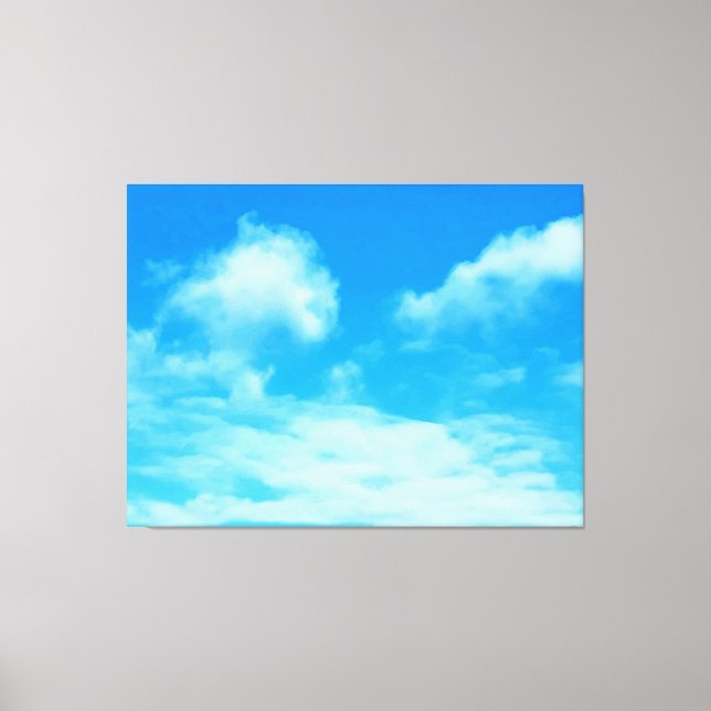 Clouds In Ottawa Blue Skies. Buy Now Canvas Print (Front)