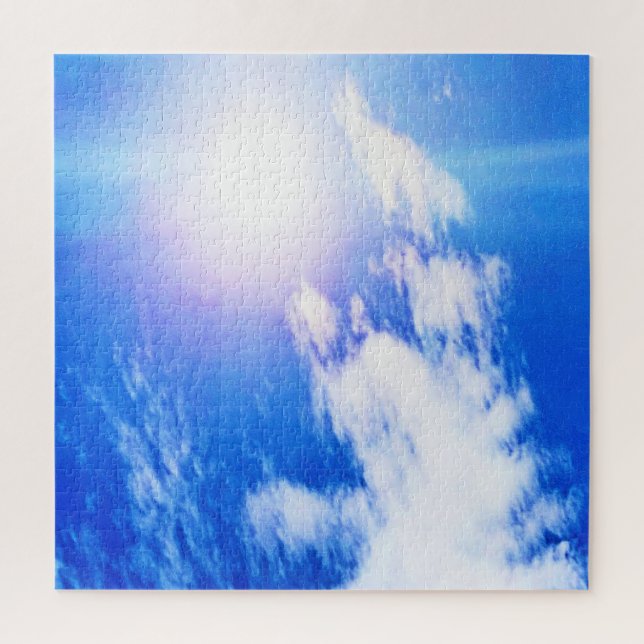 Clouds In Ottawa Sunny Skies. Buy Now Jigsaw Puzzle (Vertical)
