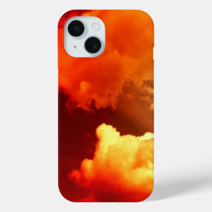 CLOUDS IN THE RED SKY iPhone 15 CASE
