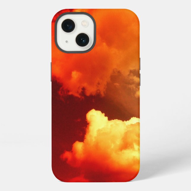 CLOUDS IN THE RED SKY iPhone CASE (Back)