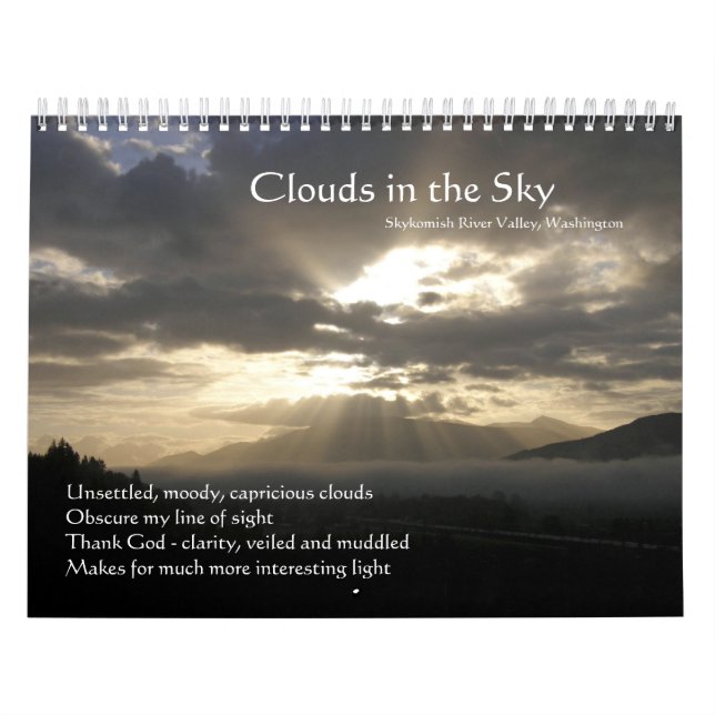 Clouds In The Sky Calendar  (Cover)