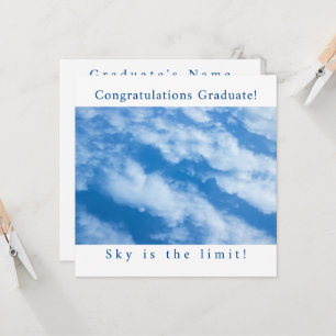 Clouds in the Sky Flat Card