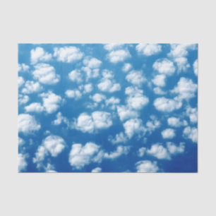 Clouds in the sky pattern tissue paper
