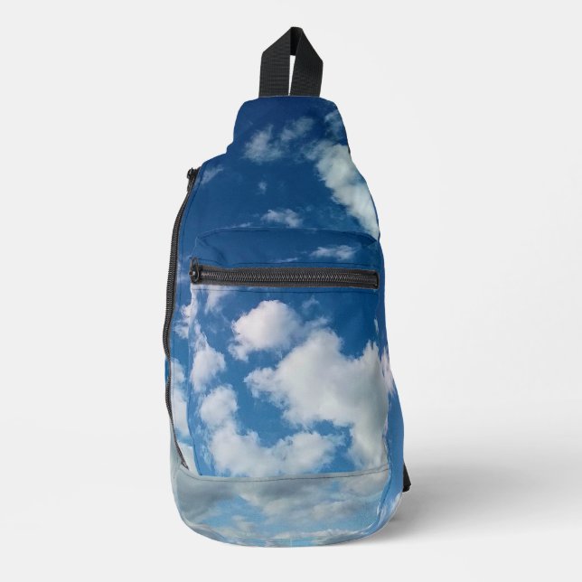 Clouds in the sky sling bag (Front)