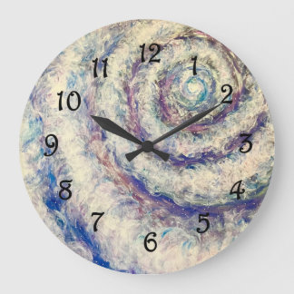 Clouds Large Clock