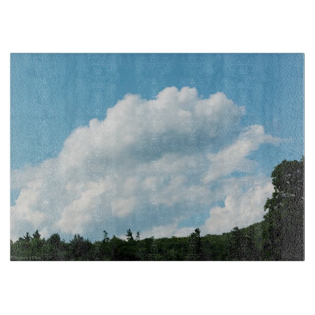 Clouds Meet Trees Cutting Board (Front)