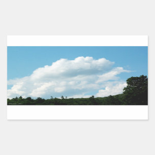 Clouds Meet Trees Sticker