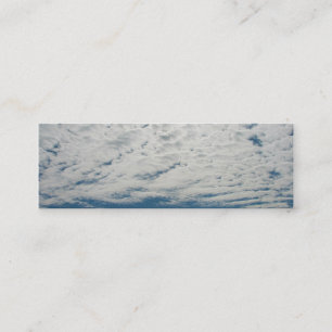 Clouds Mini Bookmark Business Card