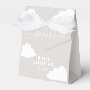 Clouds Minimalist Baby Shower Favor Box