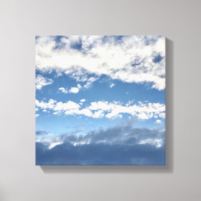 Clouds on Canvas Wall Art (Front)