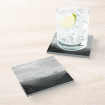 Clouds on the Hills Black and White Photography