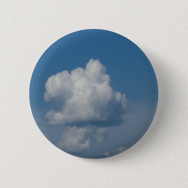 Clouds on the sky 2 inch round button (Front)