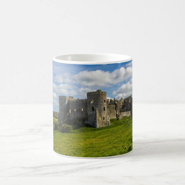 Clouds Over Carew Castle Coffee Mug (Center)