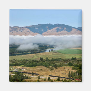 Clouds Over Flathead River Magnet