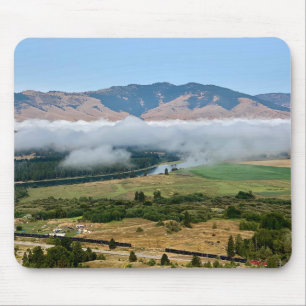 Clouds over Flathead River Mouse Pad