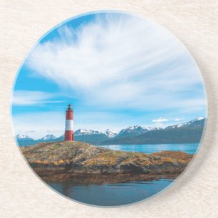 Clouds over lighthouse near Ushuaia, Argentina Coaster