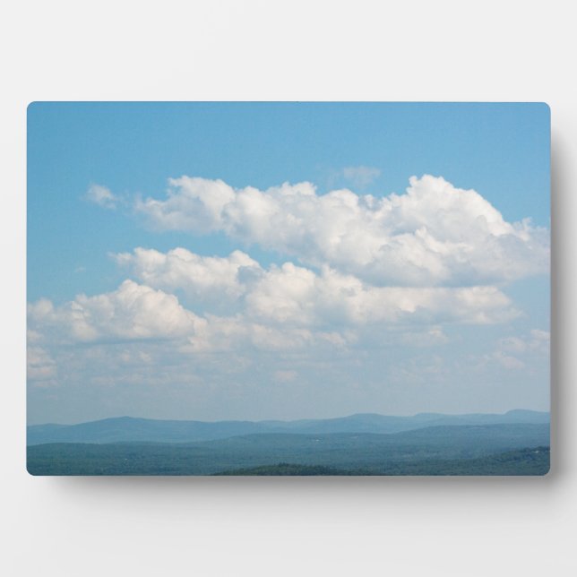 Clouds Over Mountains Plaque (Front)