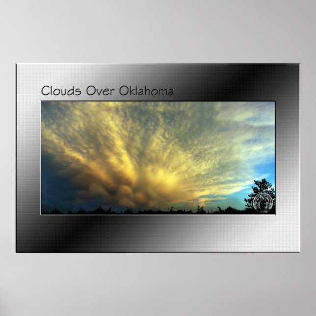 Clouds Over Oklahoma Poster (Front)