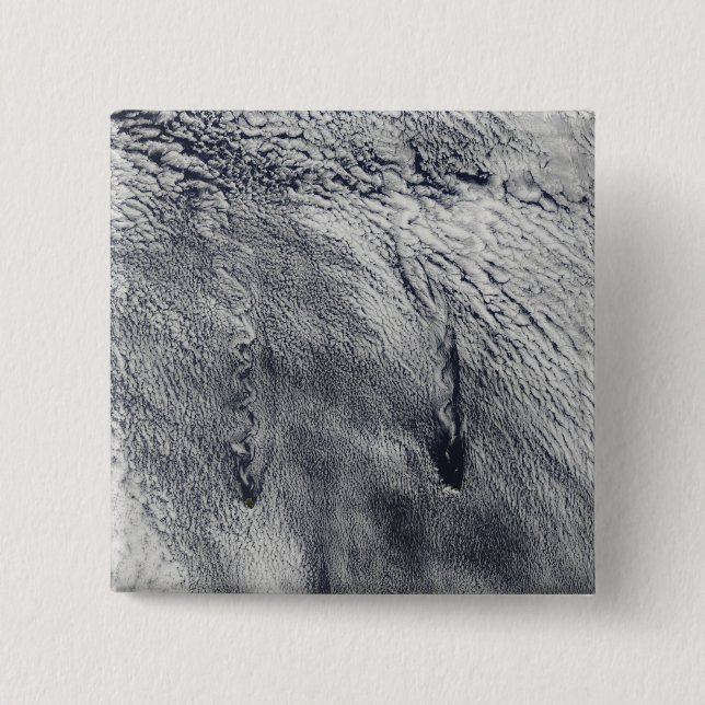 Clouds over the Juan Fernandez Islands 2 Inch Square Button (Front)