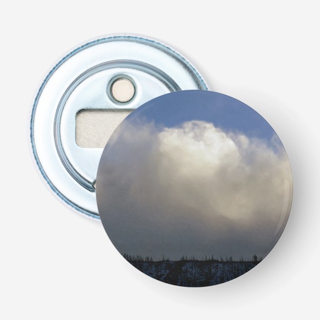 Clouds Over the Ridge Bottle Opener (Front)