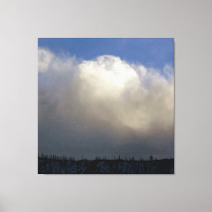 Clouds Over the Ridge Canvas Print