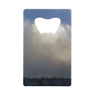 Clouds Over the Ridge Credit Card Bottle Opener
