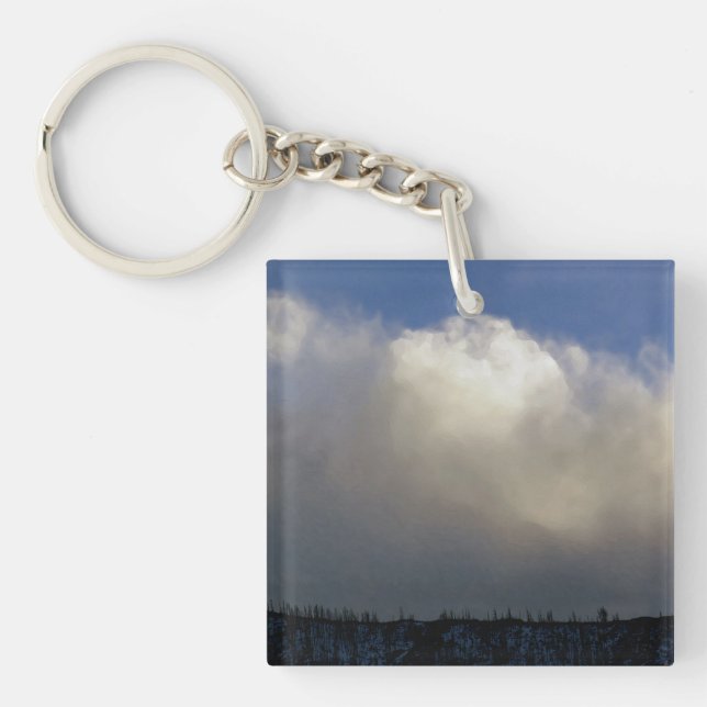 Clouds Over the Ridge Keychain (Front)