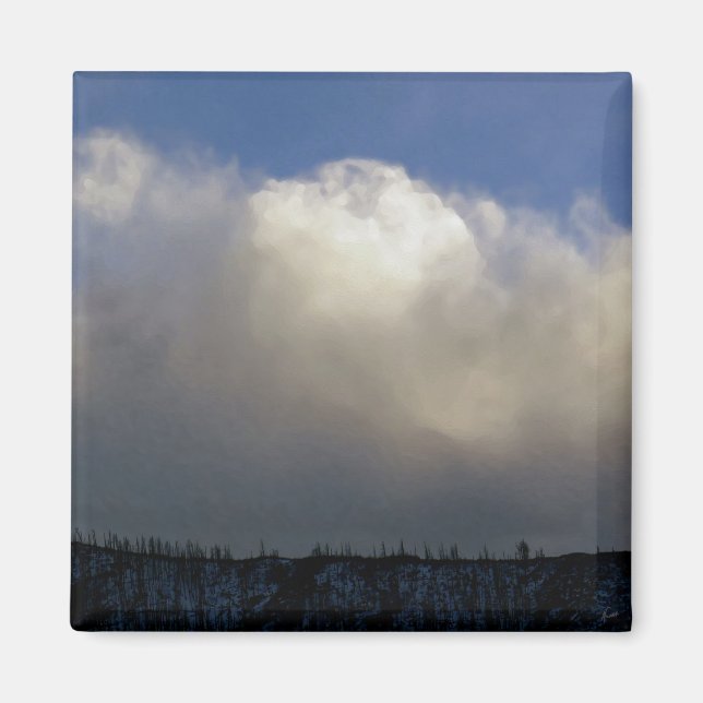 Clouds Over the Ridge Magnet (Front)
