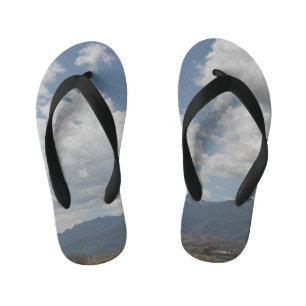 Clouds over the Rocky Mountains Kid's Flip Flops