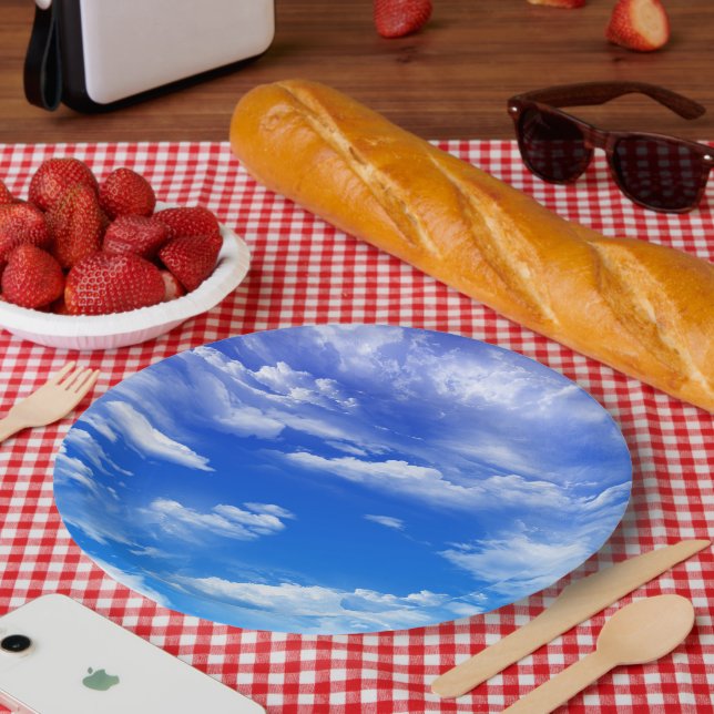 Clouds Paper Plate (Picnic)