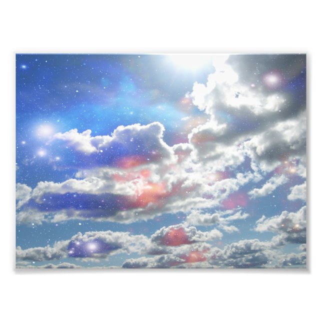 Clouds Photo Print (Front)