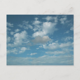 clouds postcard