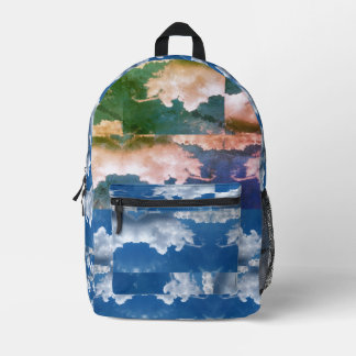 CLOUDS Print Cut Sew Bag
