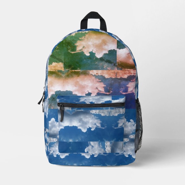 CLOUDS Print Cut Sew Bag (Front)