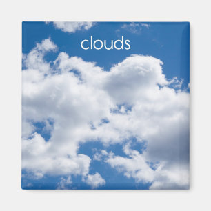 Clouds Refrigerator Magnet