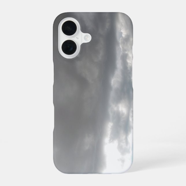 Clouds Rolling In iPhone 16 Case (Back)