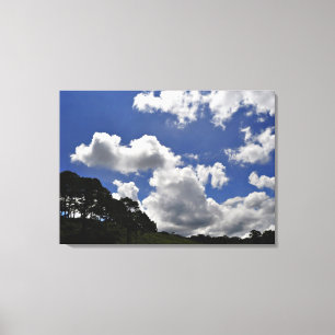 Clouds Sky Landscape Nature Canvas Print