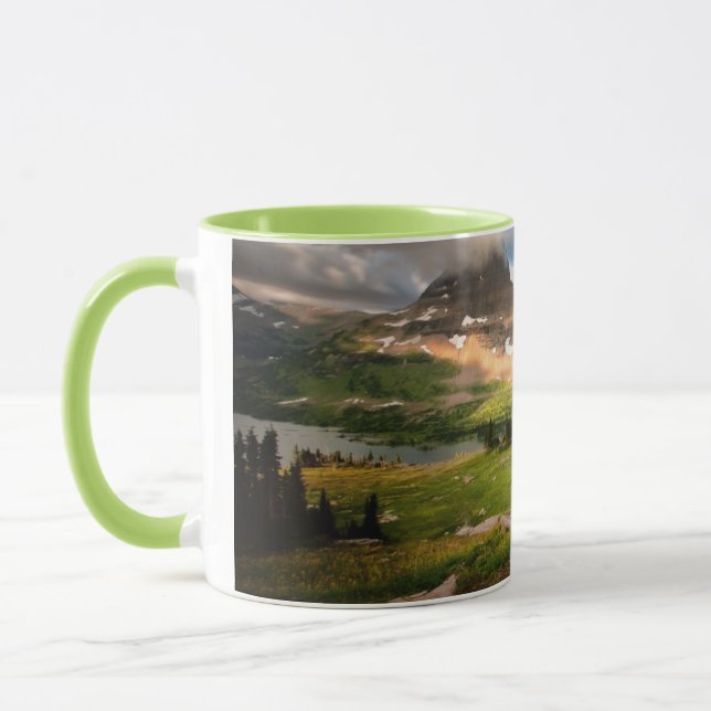 Clouds Sweeping Through Mountains Mug (Left)