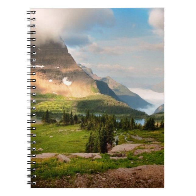 Clouds Sweeping Through Mountains Notebook (Front)