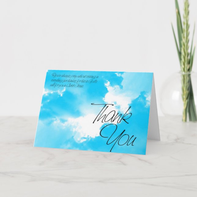 Clouds Thank You (Front)