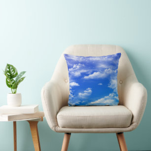 Clouds Throw Pillow