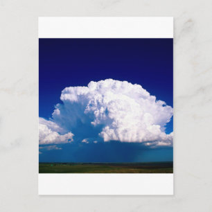 Clouds Thunderhead Sidney Nebraska Postcard
