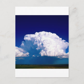Clouds Thunderhead Sidney Nebraska Postcard