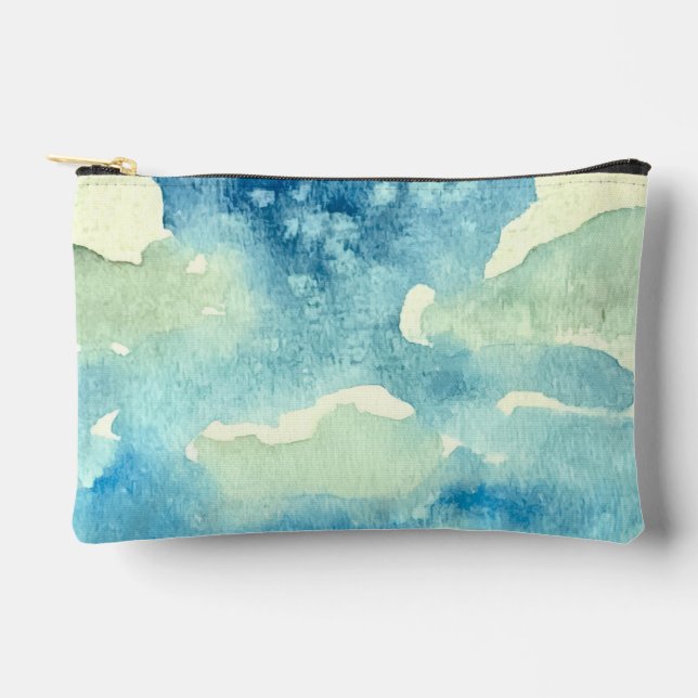 Clouds Watercolor Art Accessory Pouch (Front)