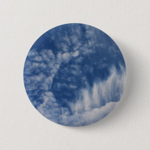 Clouds with teeth 2 inch round button