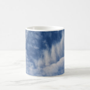 Clouds with teeth coffee mug