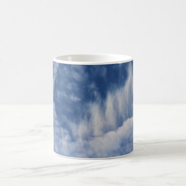Clouds with teeth coffee mug (Center)