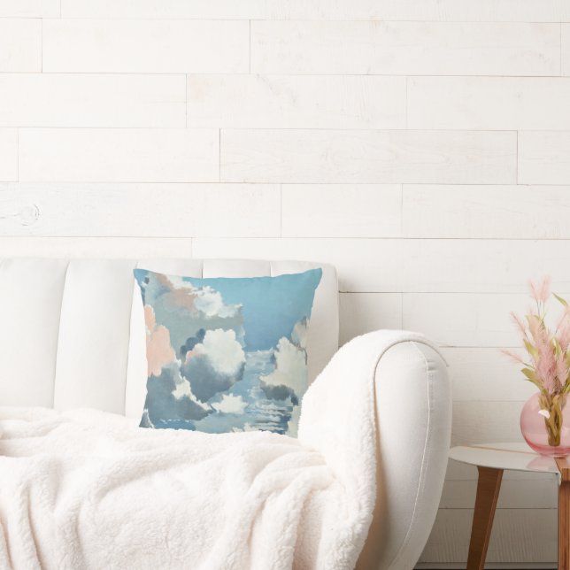 Cloudscape, by Paul Nash Throw Pillow (Couch)